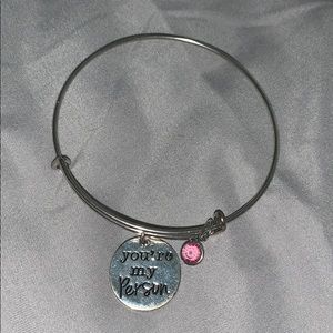 NWOT you’re my person bracelet with pink charm